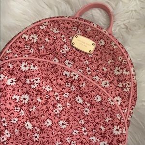 Pink MK backpack